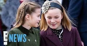 Princess Charlotte and Cousin Mia Tindall's Viral Sweet Moment | E! News