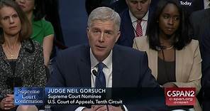 Gorsuch Confirmation Hearing, Day 1