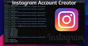 Instagram Account Generator Requests Based 2023