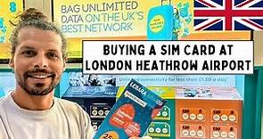 Buying a Sim Card at London Heathrow Airport in 2024