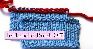 Knitting Help - Icelandic Bind-Off