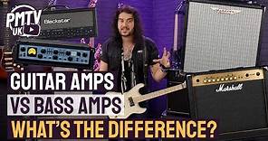 Guitar Amps vs Bass Amps... What's The Actual Difference?