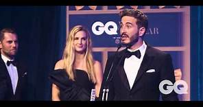 Actor Ryan Corr Accepts His Breakthrough Actor Of The Year GQ MOTY Award