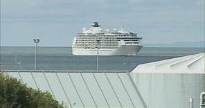 Luxury cruise ship in Whitehaven