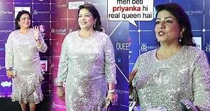 Priyanka Chopra Mom Madhu Looks Stunning In Short Dress Praises Daughter Priyanka At Queen Of World