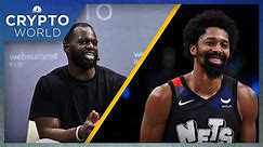 NBA's Spencer Dinwiddie and Calaxy co-founder Solo Ceesay demo the app's new crypto payment feature