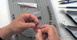 Stringing a Necklace on Thread