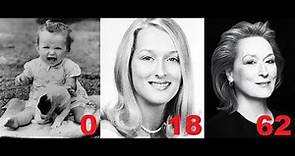 Meryl Streep from 0 to 73 years old