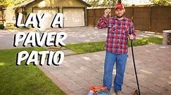 How To Lay a Paver Patio the Easy Way - Build With Roman