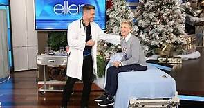 Rob Lowe and Ellen Play Doctor