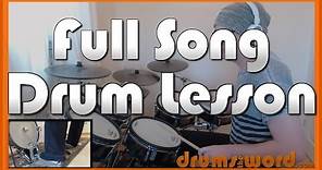 ★ Gimme All Your Lovin' (ZZ Top) ★ Drum Lesson PREVIEW | How To Play Song (Frank Beard)