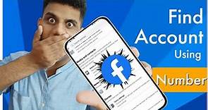 How to Find Facebook Account with Phone Number | Easy Method