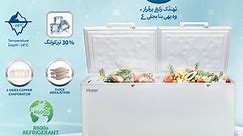 Haier | Haier specially designed Deep Freezer ensures 100 hours cooling retention even when there is no power Think Deep Freezer, Think Haier!... | By Haier