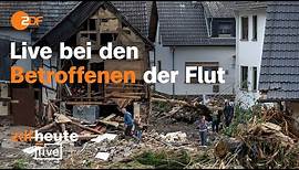 Ein Jahr nach der Flutkatastrophe: Zwischen Trauma und Neuanfang I ZDFheute live