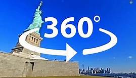 360 Grad Video - Freiheitsstatue New York - Statue of Liberty 360 degrees