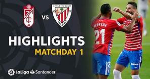 Highlights Granada CF vs Athletic Club (2-0)