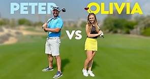 PGA PRO vs PGA PRO | Peter Finch and Olivia Cooke | Course Vlog