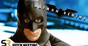 Batman Begins Pitch Meeting: Christian Bale's "Dark And Gritty" Caped Crusader