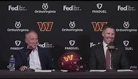 PRESS CONFERENCE: Welcome New GM Adam Peters! | Washington Commanders