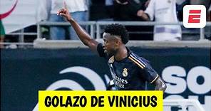 GOLAZO DE VINICIUS. Velocidad y definición de crack para el gol del Real Madrid vs Juventus | ESPN