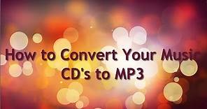 How to Convert Music CD to MP3 Free