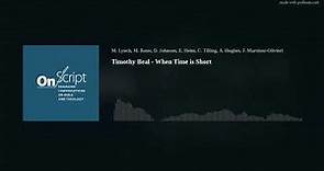 Timothy Beal - When Time is Short