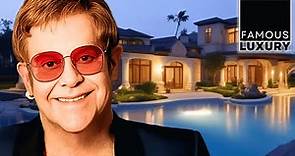 Elton John's $30 Million Beverly Hills A Tour Around the World Mansion