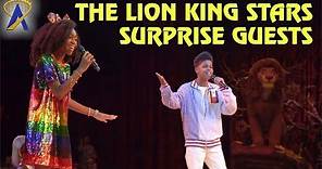 The Lion King Stars JD McCrary and Shahadi Wright Joseph Surprise Guests at Walt Disney World