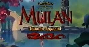 Mulan: Edición Especial (Tráiler en Vídeo y DVD)