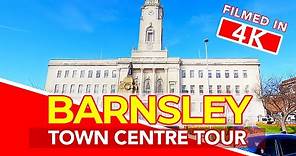 BARNSLEY | Full Tour of Barnsley Town Centre, South Yorkshire, England - Filmed in 4K
