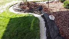 How to add landscape edging block to your landscaping.