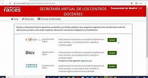 Cómo acceder a la Secretaría virtual de la Comunidad de Madrid