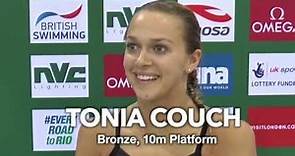 BRONZE MEDAL: Tonia Couch at the FINA/NVC Diving World Series