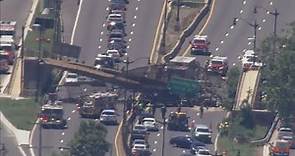 4 hurt after pedestrian bridge collapses in Northeast DC | FOX 5 DC
