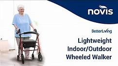 BetterLiving® Lightweight Indoor-Outdoor Wheeled Walker (Rollator) #mobilityaids