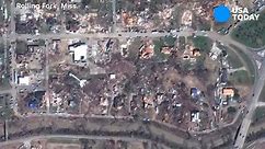 The aftermath of deadly tornadoes in Mississippi