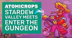 Atomicrops Is The Baby Of Stardew Valley And Enter The Gungeon | Gamescom Gameplay Walkthrough