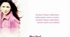 Rosa López - Europe's living a celebration (Eurovisión) (Con letra)