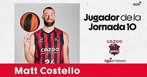 Matt Costello, Jugador de la Jornada 10 | Liga Endesa 2022-23