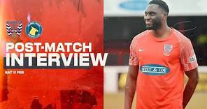 Inih Effiong Reacts to our win against Solihull Moors