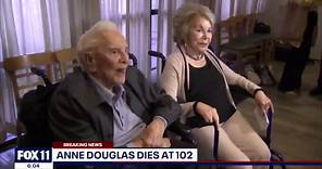 Anne Buydens Douglas, widow of late actor Kirk Douglas, dies at 102