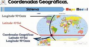 Coordenadas Geográficas - Latitude e Longitude.
