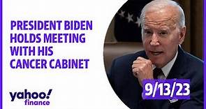 President Biden holds meeting with his Cancer Cabinet