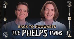 James and Oliver Phelps Celebrate Back to Hogwarts