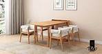 TAO DESIGN GROUP - 北歐伸縮折疊實木餐桌