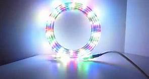 Tubo Led Natalizio con Giochi di luce Alta Luminosità Prolungabile Multicolor 6 mt