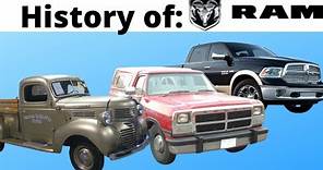 History of Dodge (RAM) Trucks