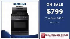 Samsung Gas Range Best Deal only at The Appliance Outlet-9.10
