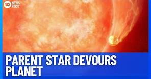 Astronomers Witness A Parent Star The Size Of Jupiter Devour Planet | 10 News First