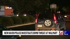 New Haven police investigate bomb threat at Walmart Supercenter